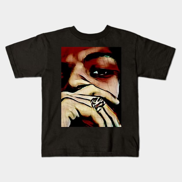 Dark Slomo Man Kids T-Shirt by medraki